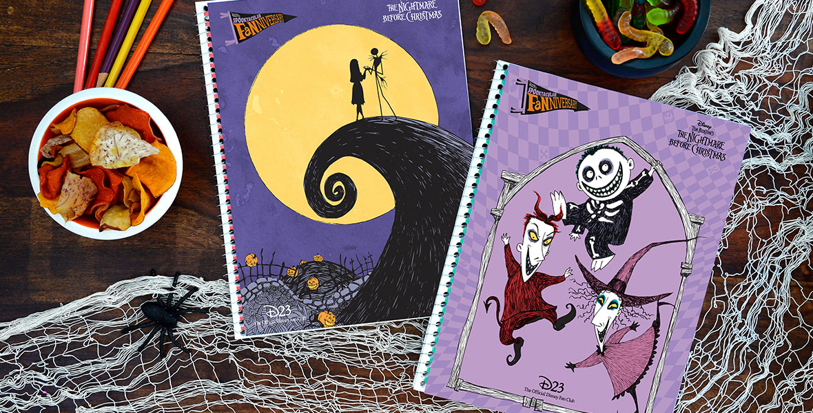 Spooktacular Fanniversary nightmare notebook covers