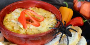 Spooktacular Fanniversary artichoke dip recipe