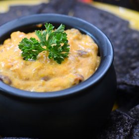 Spooktacular Fanniversary black cauldron chili cheese recipe