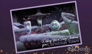 Tim Burton's The Nightmare Before Christmas postcards