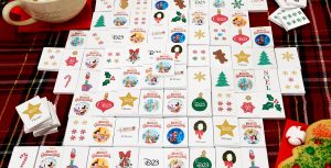 Holiday matching game