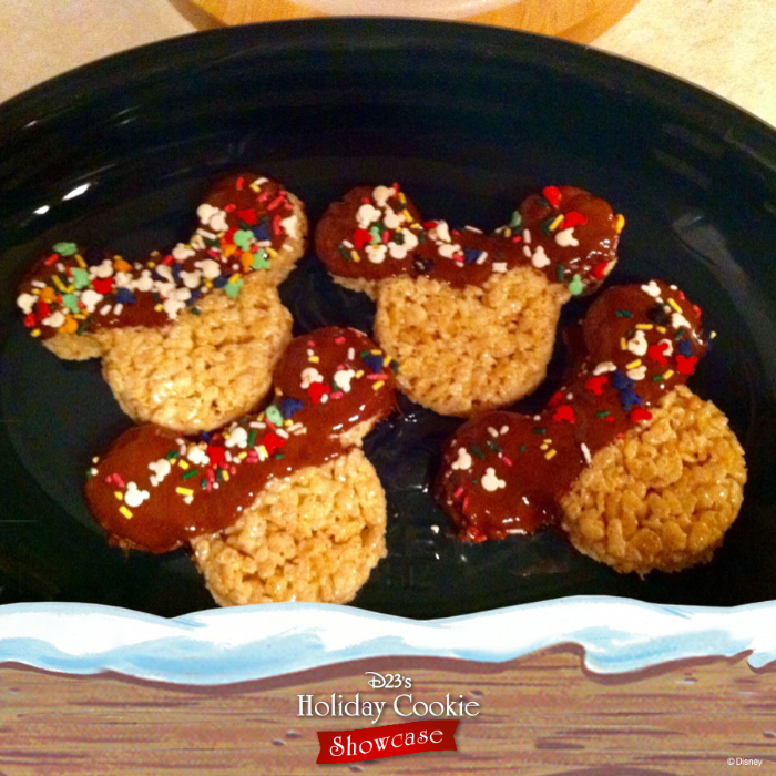 Charlotte AuClair’s Mickey Mouse rice crispy treats
