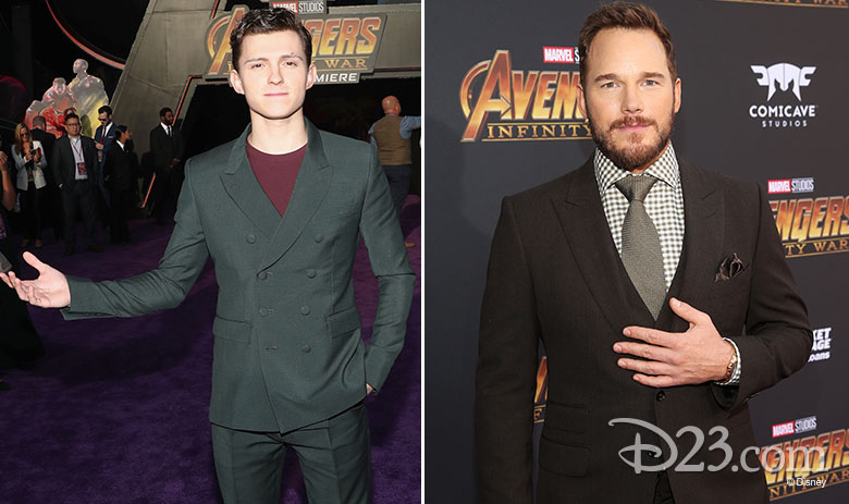 Tom Holland and Chris Pratt