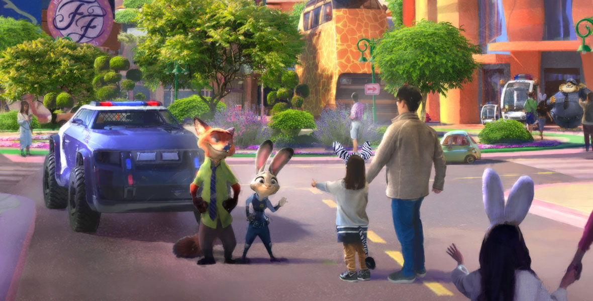 New Shanghai Disney's 'Zootopia' Attraction & Dining Info