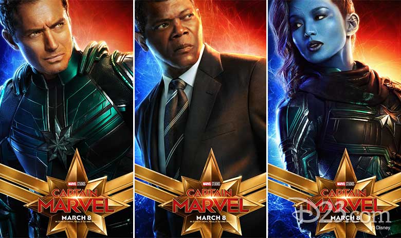 Kim Possibles Fan-Fave Rufus and Captain Marvel Posters 