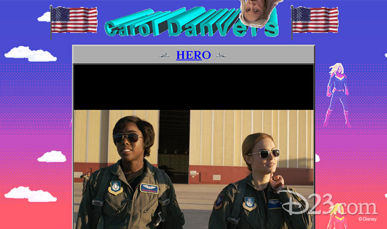 Captain Marvel website