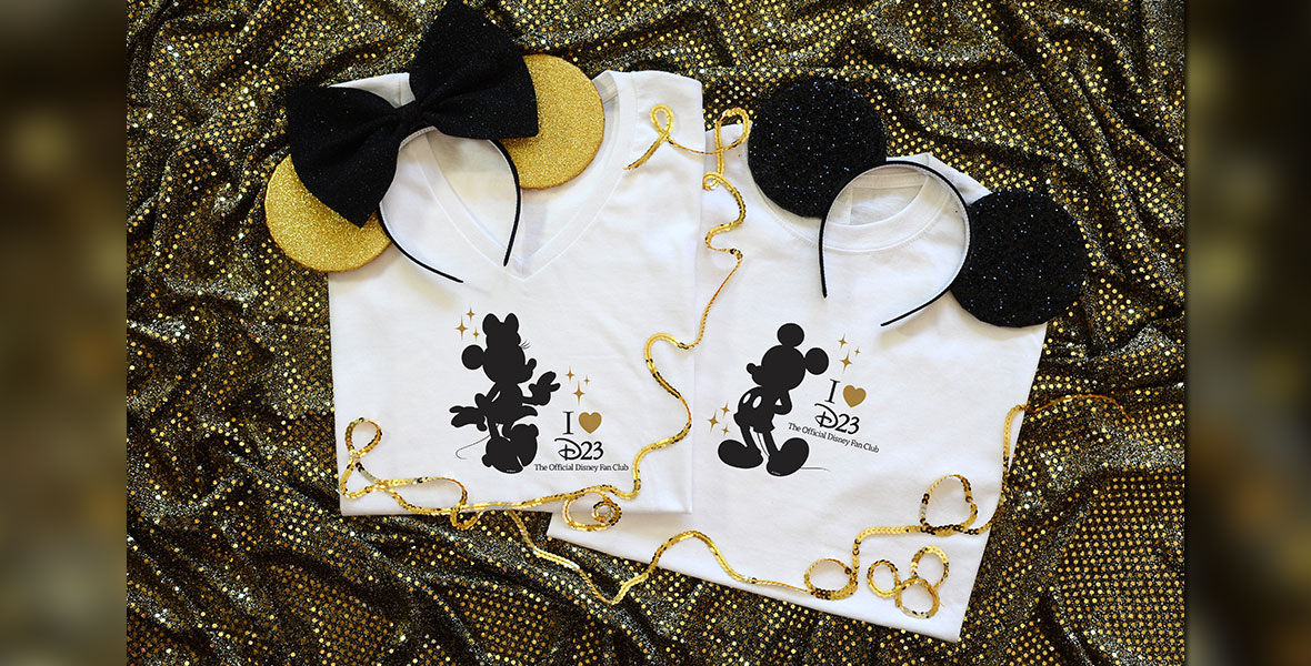 Exclusive D23 T-shirt Iron-Ons - D23