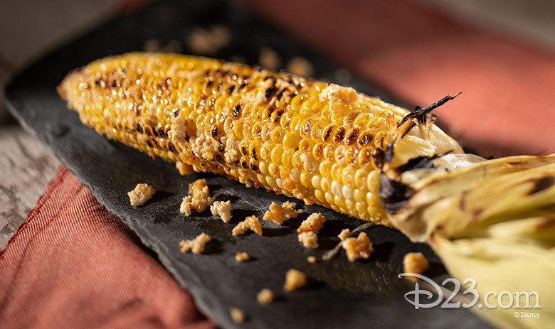 Grilled Street Corn on the Cob with Savory Garlic Spread