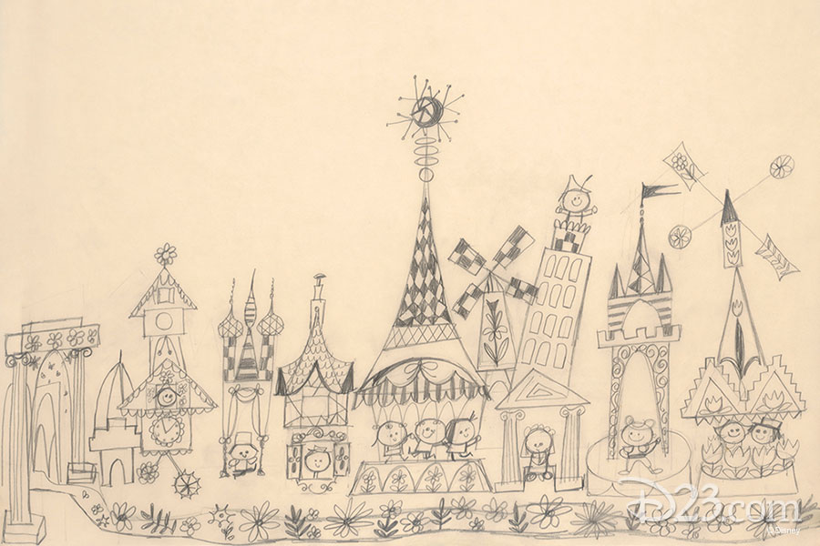 it's a small world Mary Blair concept art