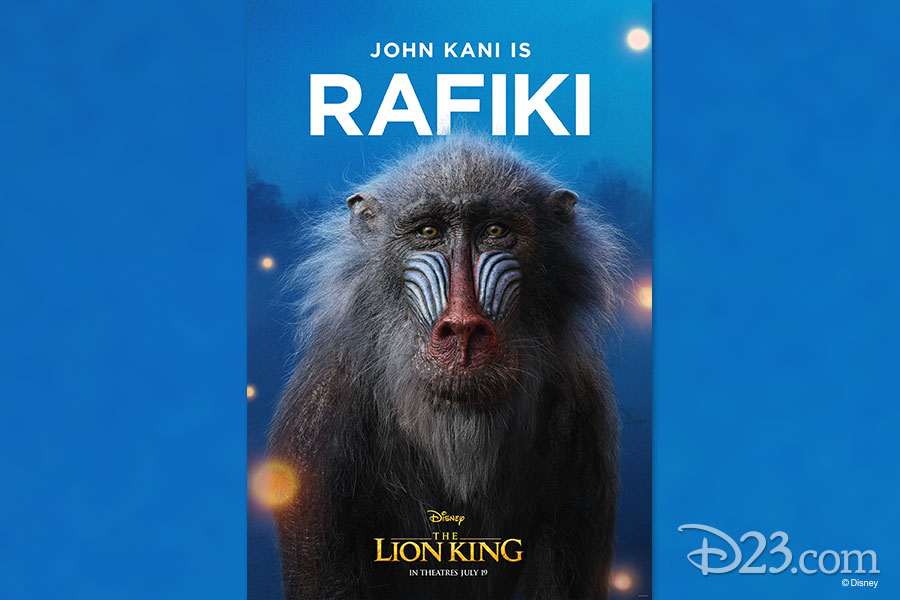 The New Lion King Character Posters Are Royally Awesome D23