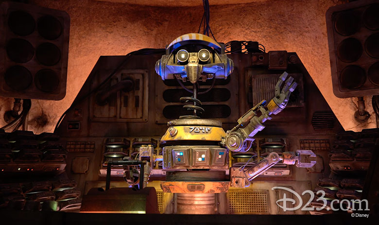 DJ R-3X at Star Wars: Galaxy's Edge