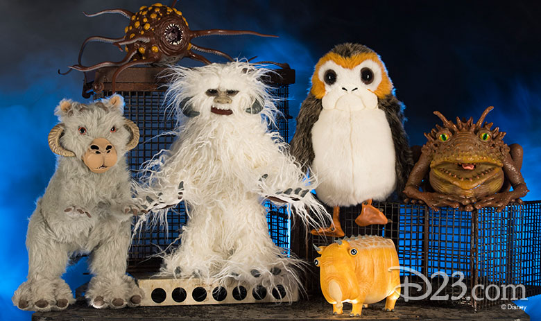 Porg stuffed animal sales disney