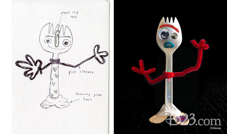 Forky Toy Story 4 Drawing