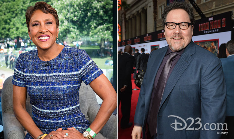 Robin Roberts and Jon Favreau