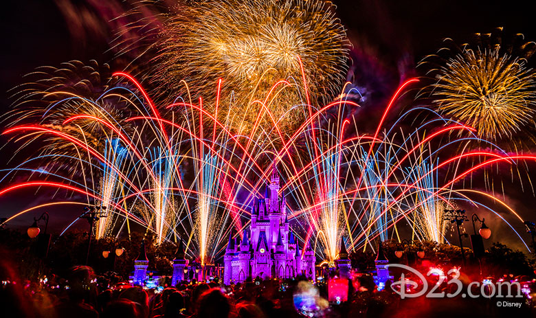 Magic Kingdom patriotic fireworks