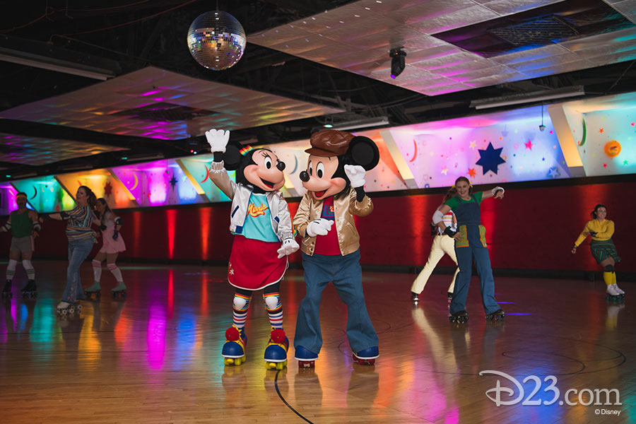Mickey Mouse Roller Disco Party