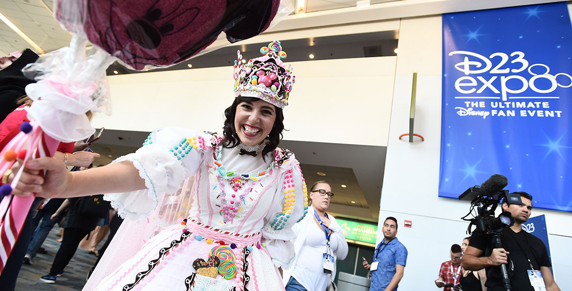 Vanellope Von Schweetz at D23 Expo 2017