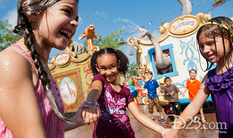 Casey Jr. Circus Train Splash Pad