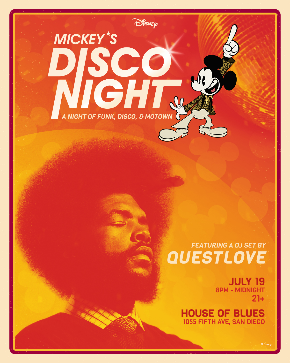 mickey disco event