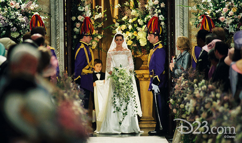 princess diaries 2 wedding dress