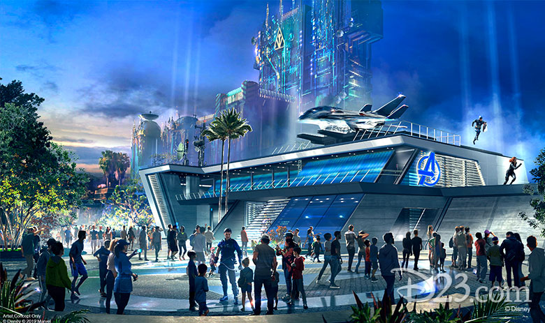 Avengers Campus Artist Concept