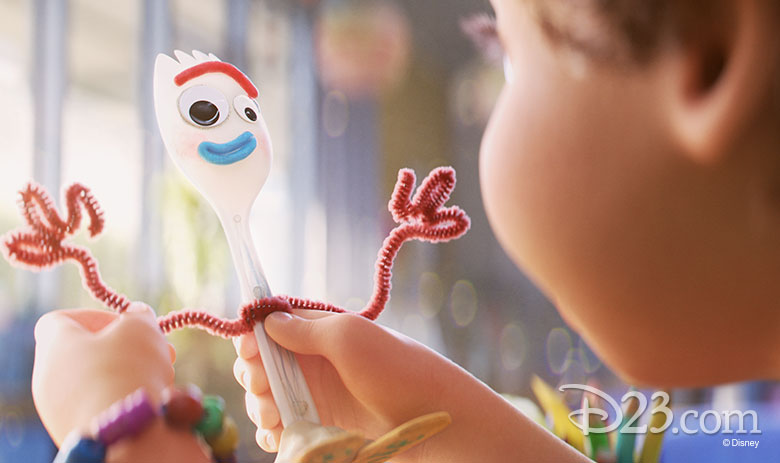 Forky Being Held