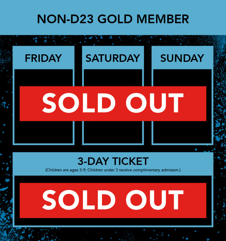 D23 Expo ticket infographic