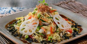 Plant-based dishes - iris