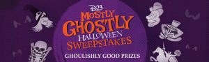 Mostly Ghostly Sweepstakes page banner