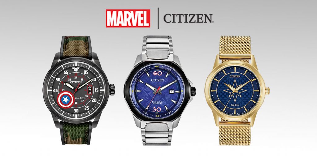 Suit up with Citizen’s Marvel Watch Collection