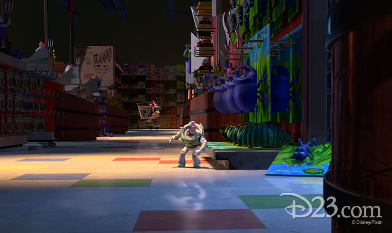 Toy Story 2 easter egg [bug's life appearance] (right before buzz and the  gang cross the road) : r/pics