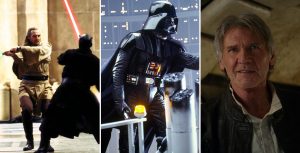 the phantom menace, darth vader, and han solo