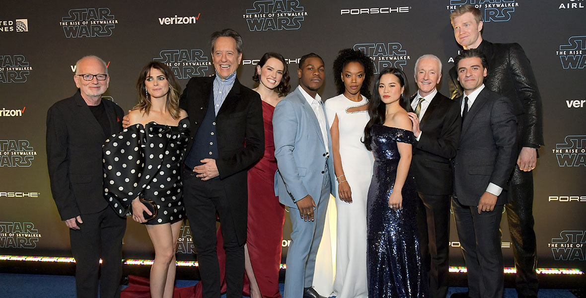 Star Wars: The Rise of Skywalker cast feature on special