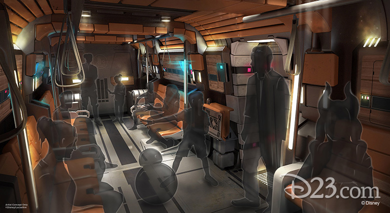 Star Wars: Galactic Starcruiser transport concept art