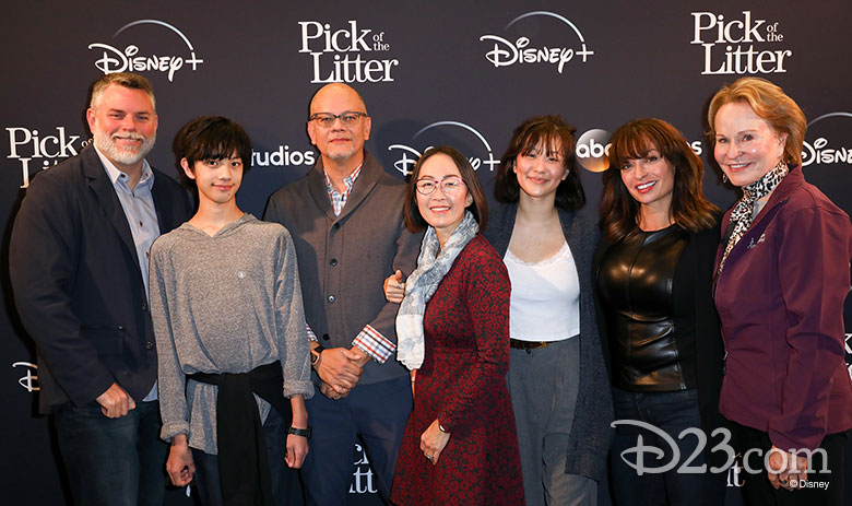 pick of the litter disney plus cast