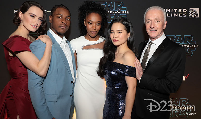 The Epic Premiere of Star Wars: The Rise of Skywalker Was a Celebration of  the Star Wars Family - D23