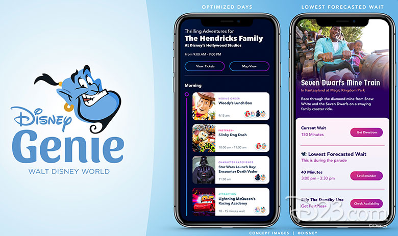 disney genie app