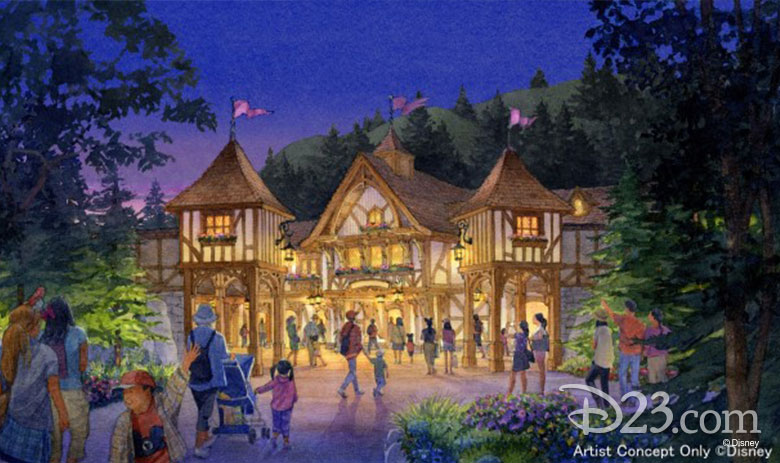 fantasyland forest theater exterior