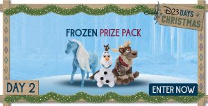 D23 Days of Christmas sweepstakes 2019 day 2