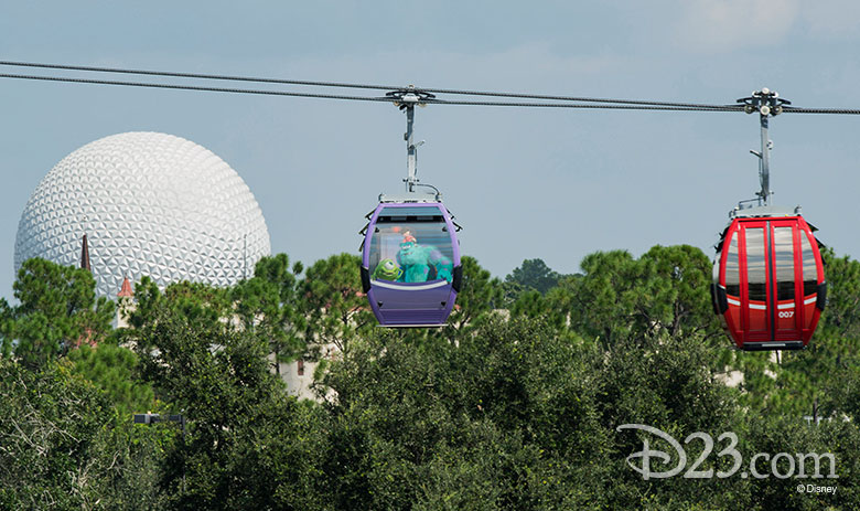 Spaceship Earth & the Imagination Pavilion 