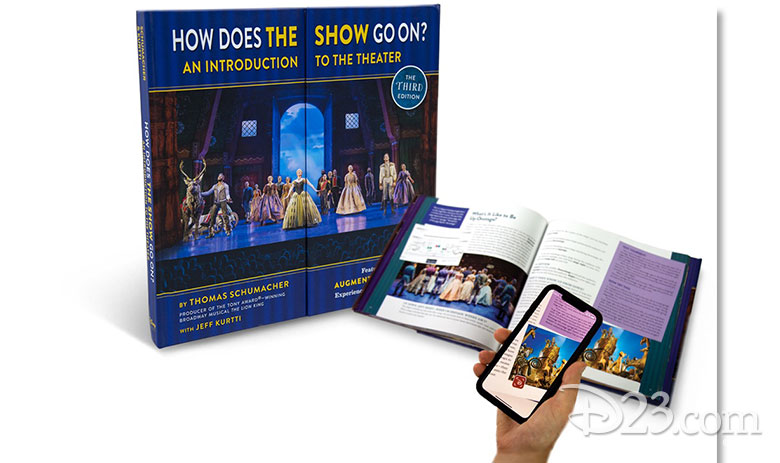 how does the show go on frozen edition book cover, book, and digital book map