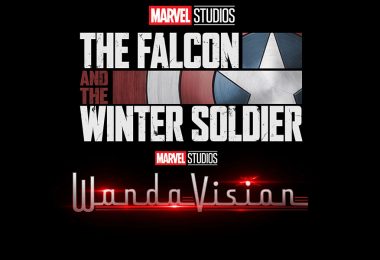 The Falcon and the Winter Soldier logo and Wandavision logo