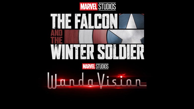 The Falcon and the Winter Soldier logo and Wandavision logo