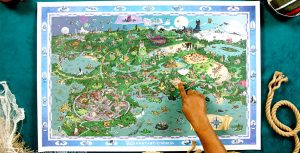 D23 Fantastic Worlds map