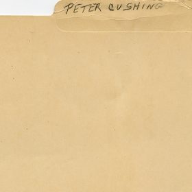 Peter Cushing folder