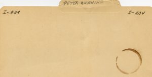 Peter Cushing folder