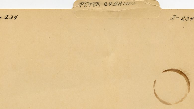 Peter Cushing folder