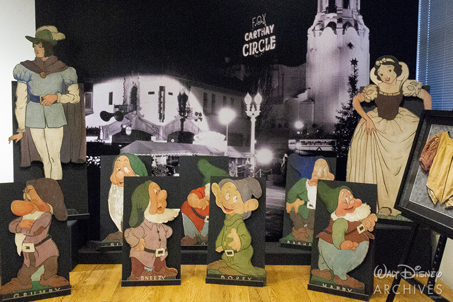 Walt Disney Archives “50 Years of Preserving the Magic” Snow White and the Seven Dwarfs cut outs