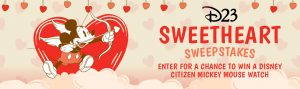 D23 Mickey Mouse Sweetheart Sweepstakes