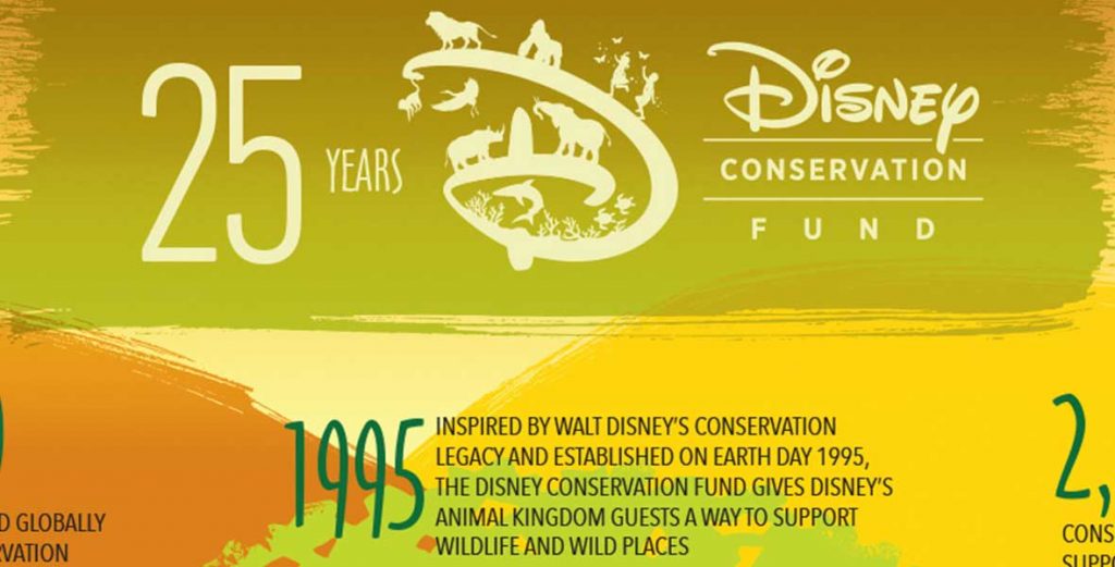 By the Numbers: 25 Years of the Disney Conservation Fund